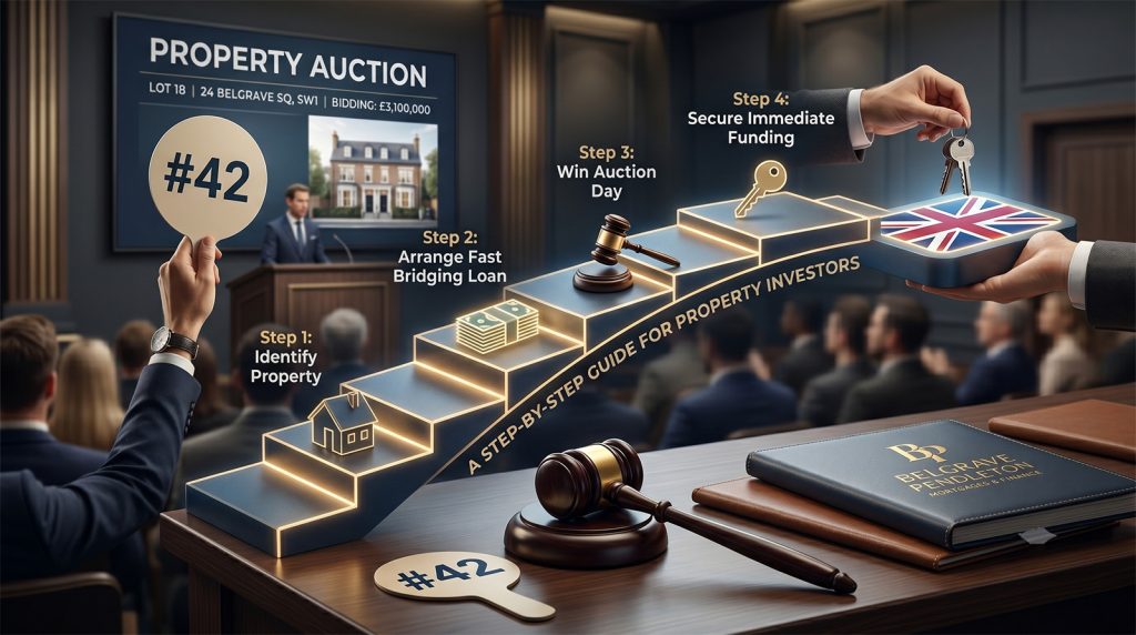 Buying at Auction with Bridging Finance — A Step-by-Step Guide for Property Investors